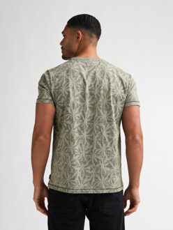 Petrol Industries Men t-shirt ss aop - maat XL Groen