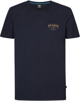 Petrol Industries Men t-shirt ss classic print Blauw - XXL