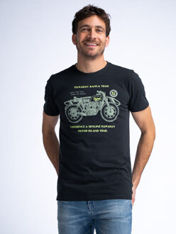 Petrol Industries Men t-shirt ss classic print Grijs - XXL