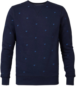 Petrol Industries Sweater Blauw - L