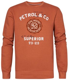 Petrol Industries Sweater round neck Oranje - M