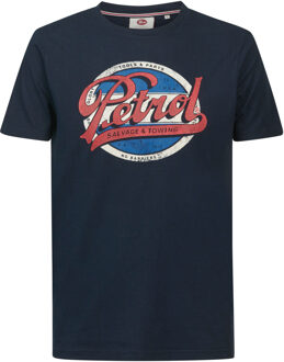 Petrol Industries T-shirt Korte Mouw Petrol Industries T-Shirt SS Classic Print" Marine - XXL,S,M,L,XL,XS