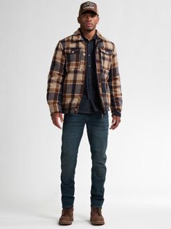 Petrol Jas Minnesota Twill Ruit Multicolour - 3XL,L,M,XL,XXL