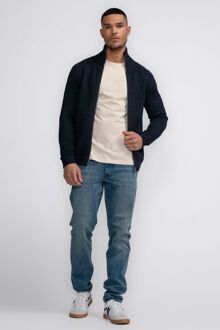 Petrol Kabelvest Nunam Navy Donkerblauw - XL