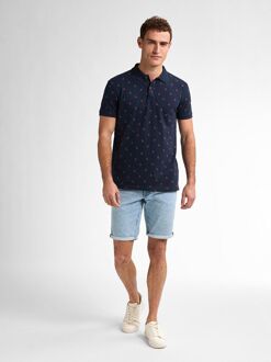 Petrol Polo Breeze Navy Blauw - M