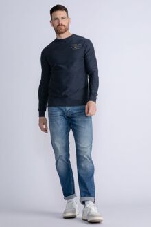 Petrol Sweater Barlett Navy Donkerblauw - M