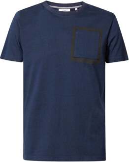 Petrol T-Shirt Donkerblauw - M