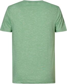 Petrol T-Shirt Palmora Melange Groen - XXL