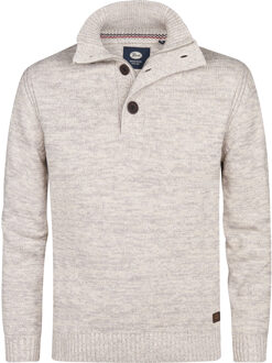 Petrol Trui ecru - XL;3XL