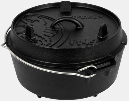 Petromax Dutch oven ft 4,5 met pootjes - gietijzeren pan inhoud 4L