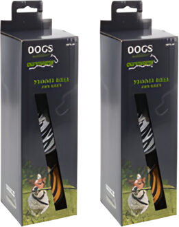 Pets Collection Hondenspeelgoed - 6x - tennisballen - rubber - 6,3 cm - luipaard / zebra / tijger