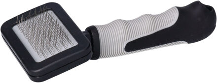 Pets Collection huisdieren borstel - vacht kammen - kunststof - katten/honden - 18 x 7 cm