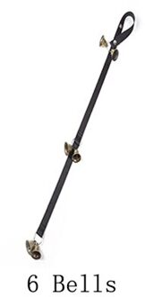 Petshy Hond Deurbel Touw Nylon Verstelbare Gids Honden Huis Badkamer Kat Puppy Uitgaan Training Communiceren Alarm Deurbel 6 bells