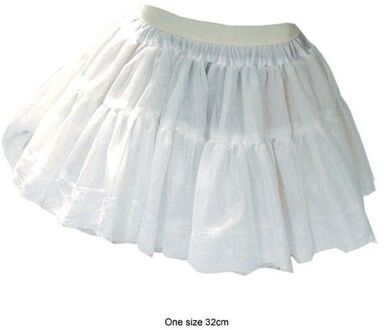 Petticoat extra volume wit Wit - Transparant