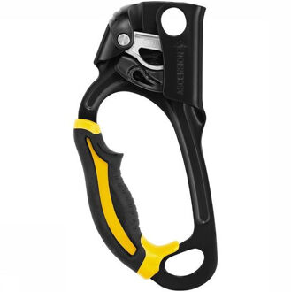 Petzl Ascension Zwart zwarte handstijgklem Linkshandig