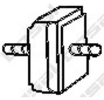 Peugeot Aanslagrubber, demper 255282