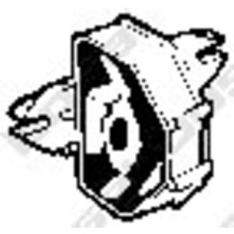 Peugeot Aanslagrubber, demper