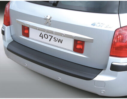 Peugeot ABS Achterbumper beschermlijst passend voor Peugeot 407 SW -2009 Zwart