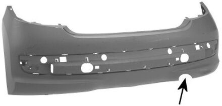Peugeot ACHTERBUMPER Met Gat VOOR Uitlaat 4029545