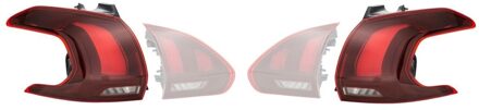 Peugeot Achterlicht set SET2SD354846031