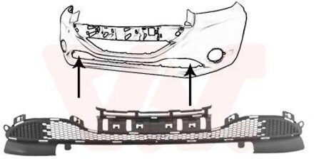 Peugeot Bumpergrill 4034599
