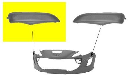 Peugeot BUMPERLIJST RECHTS BUMPER -4/11 Primer 4042586