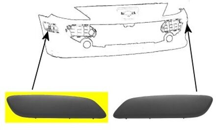 Peugeot BUMPERLIJST RECHTS BUMPER Primer