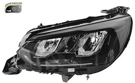 Peugeot Dubbele Koplamp Voor L. 4043965V