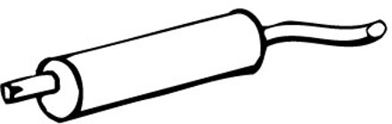 Peugeot Einddemper 01366