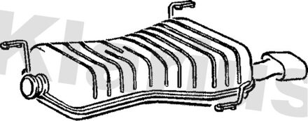 Peugeot Einddemper 210494