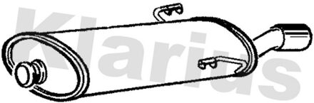 Peugeot Einddemper 210787