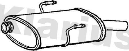 Peugeot Einddemper 210788