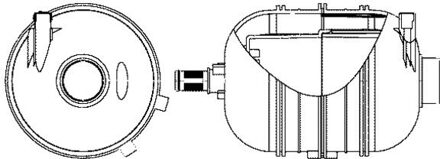 Peugeot Expansietank, koelvloeistof CRT10000S