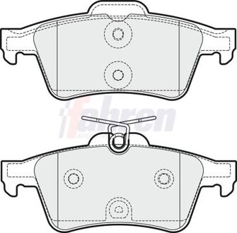 Peugeot Fahren Remblokkenset FBP3277