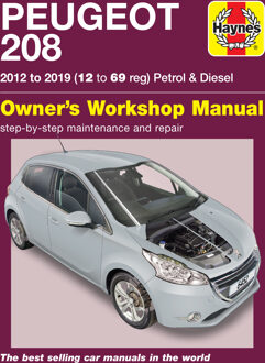 Peugeot Haynes Werkplaatshandboek Peugeot 208 5drs 2012 tot 2019 benzine & diesel 6452