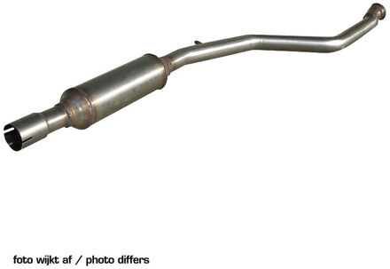 Peugeot InoxCar middendemper passend voor Peugeot 207 1.6 16v GTi (175pk) (Ø55mm) IXTC207S