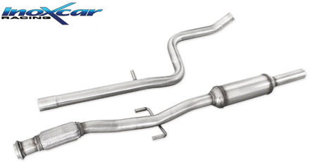 Peugeot InoxCar middendemper passend voor + Sportuitlaat passend voor Peugeot 208 1.6T 16v GTI 30TH 208pk 20 IXTC208S01