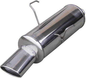 Peugeot InoxCar uitlaat passend voor Peugeot 106 1.1 (60pk) 1996- 120x80mm IXPE10604120