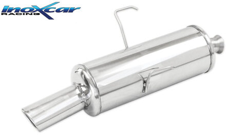 Peugeot InoxCar uitlaat passend voor Peugeot 106 1.6 16v Rallye/GTI/1.6 16v 1996-2000 1x90mm Rally IXPE1060790RA