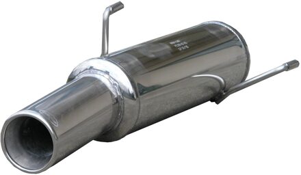 Peugeot InoxCar uitlaat passend voor Peugeot 206 1.4 16v/XS (88pk) 2001- 102mm IXPE20621102
