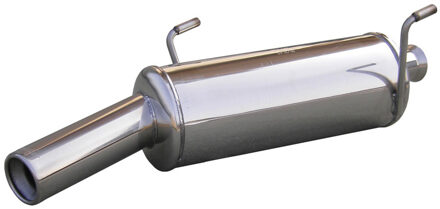 Peugeot InoxCar uitlaat passend voor Peugeot 206 1.4 16v/XS (88pk) 2001- 80mm IXPE2062180