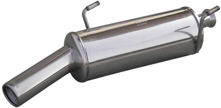 Peugeot InoxCar uitlaat passend voor Peugeot 206 1.6 16v XS (110pk) 2001- 80mm IXPE2060680