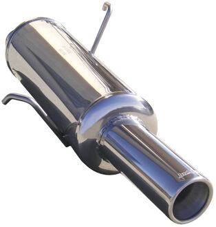 Peugeot InoxCar uitlaat passend voor Peugeot 206 1.9 D -2000 80mm IXPE2060480