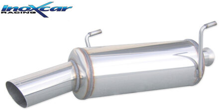 Peugeot InoxCar uitlaat passend voor Peugeot 206 16v GTI 136pk 1994-2004 1x90mm Rally IXPE2060790RA