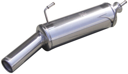 Peugeot InoxCar uitlaat passend voor Peugeot 206 CC 2.0 16v (136pk) 2001- 80mm IXPE2061080
