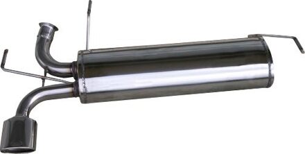 Peugeot InoxCar uitlaat passend voor Peugeot 206 RC 2.0 16v 120x80mm IXOVPE01120