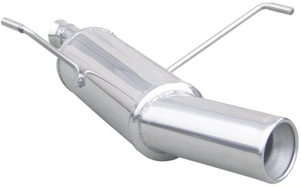 Peugeot InoxCar uitlaat passend voor Peugeot 206 SW 2.0 16v (136pk) 102mm IXPE20618102