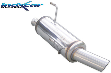 Peugeot InoxCar uitlaat passend voor Peugeot 206CC 2.0 16v 136pk 2001-2004 1x90mm Rally IXPE2061090RA