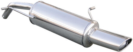 Peugeot InoxCar uitlaat passend voor Peugeot 207 1.4 16v (90pk) 2006- 120x80mm IXPE20701120