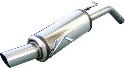 Peugeot InoxCar uitlaat passend voor Peugeot 207CC 1.6 16v VTi (120pk) 2007- 90mm Rally IXPE2070590RA